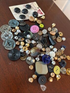Vintage Button and Bell Lot